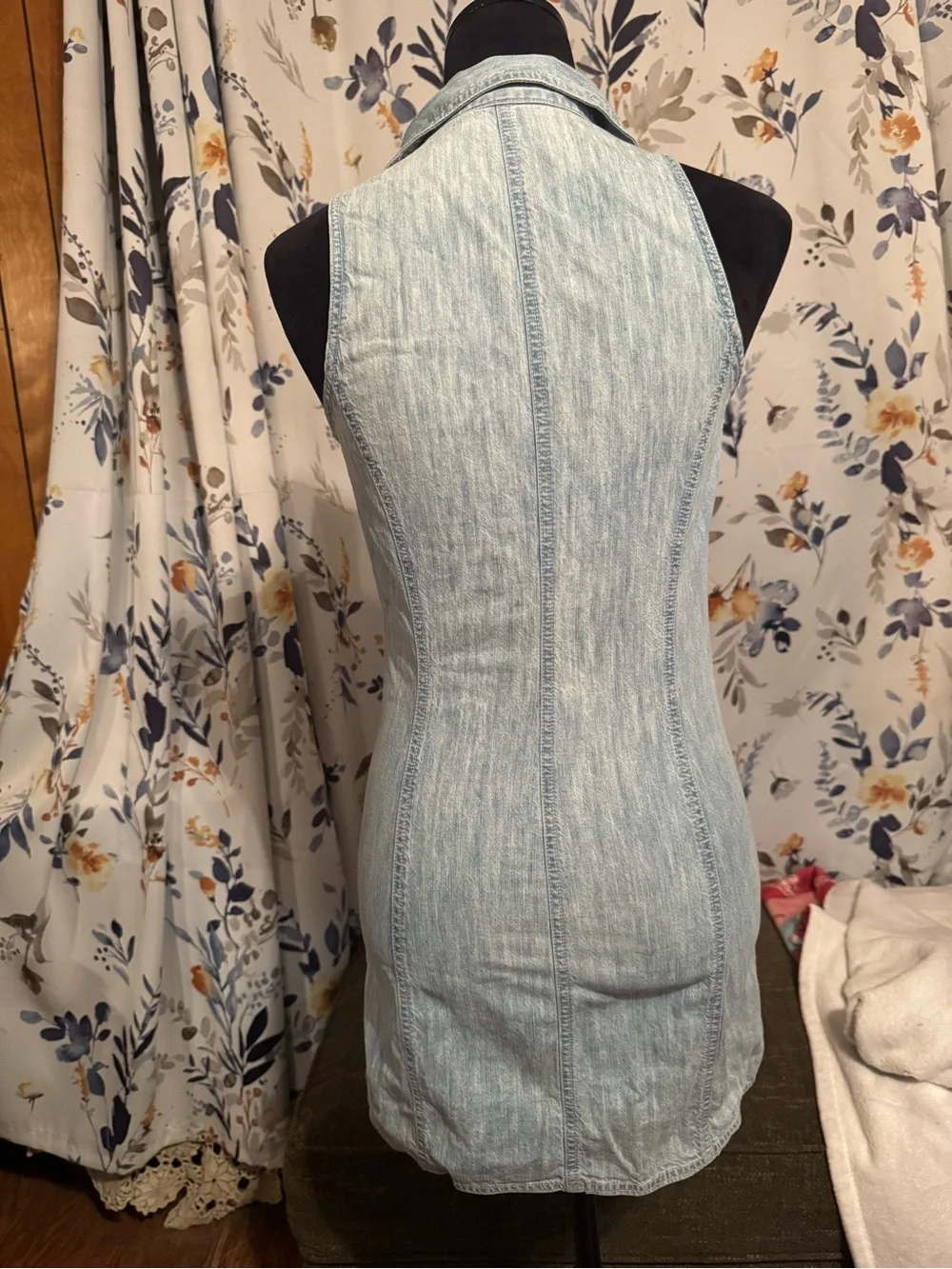 GAP Light Blue Denim Mini Dress Juniors Size 1